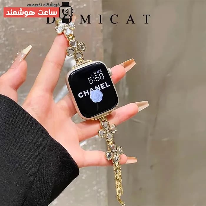 بند اپل واچ دیاموند گل بابونه 2 کد 20861 — تصویر ۵