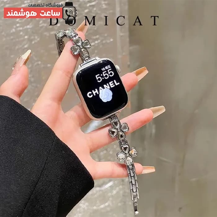 بند اپل واچ دیاموند گل بابونه 2 کد 20861 — تصویر ۶