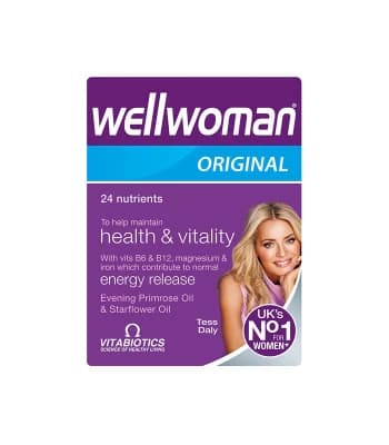 کپسول ول وومن اورجینال شرکت ویتابیوتیکس 30 عددی | Vitabiotics Wellwoman vits B6 , B12 Original 30caps