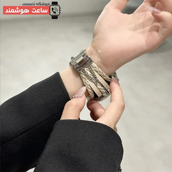 بند اپل واچ هرمس بوهمیا(طرح سلین) کد 20863 — تصویر ۶
