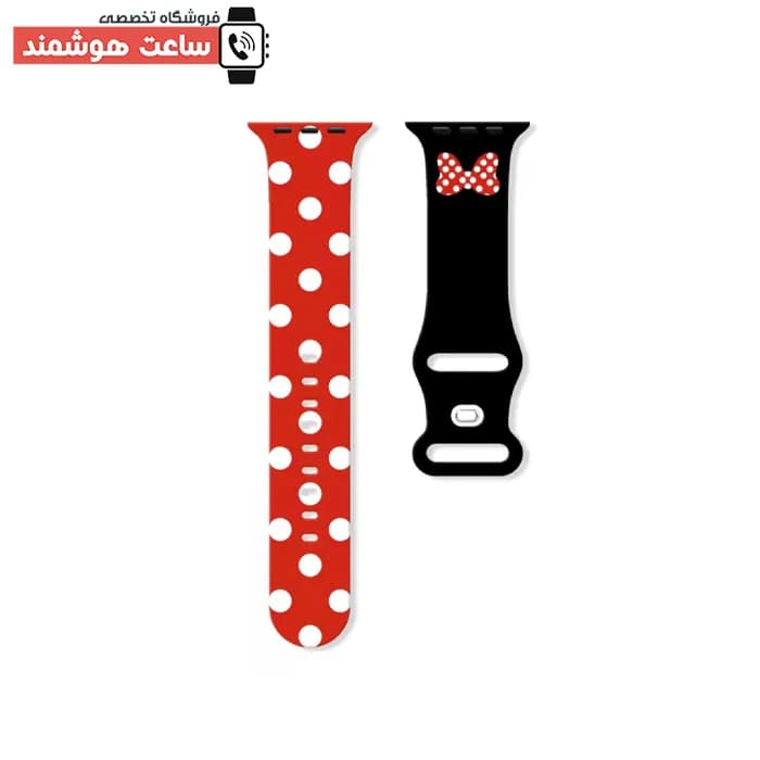 بند اپل واچ سیلیکونی مینی استایل کد 20868 — تصویر ۳