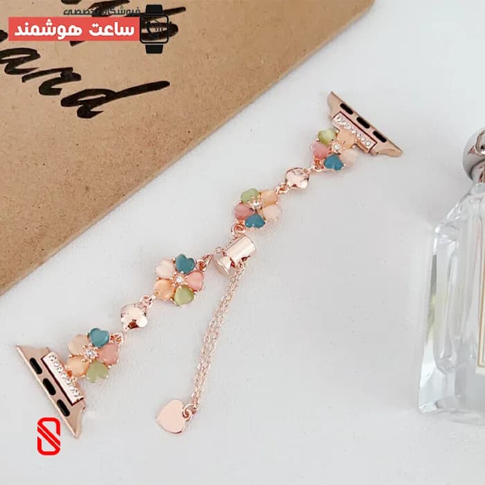 بند اپل واچ دیاموند گل بابونه ۳ کد 20886 — تصویر ۳