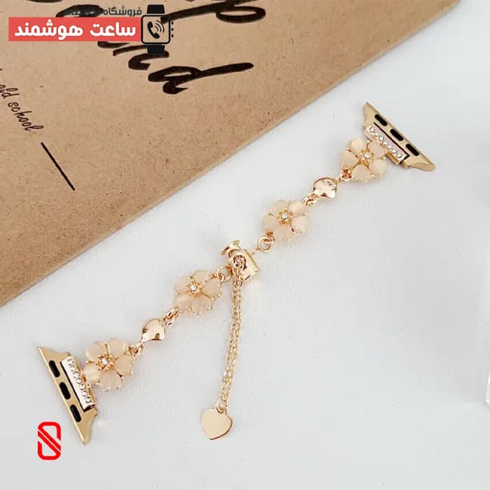 بند اپل واچ دیاموند گل بابونه ۳ کد 20886 — تصویر ۷
