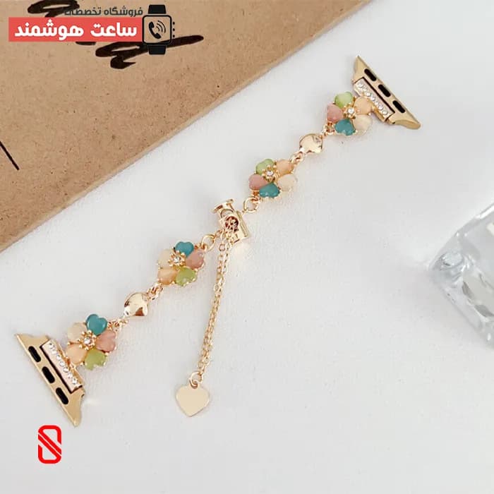 بند اپل واچ دیاموند گل بابونه ۳ کد 20886 — تصویر ۵