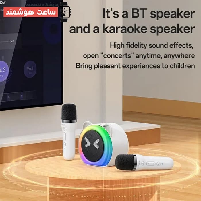 اسپیکر کوچک رومیزی بلوتوثی شارژی یسیدو Yesido YSW36 توان 5 وات رم و فلش خور با میکروفون — تصویر ۶