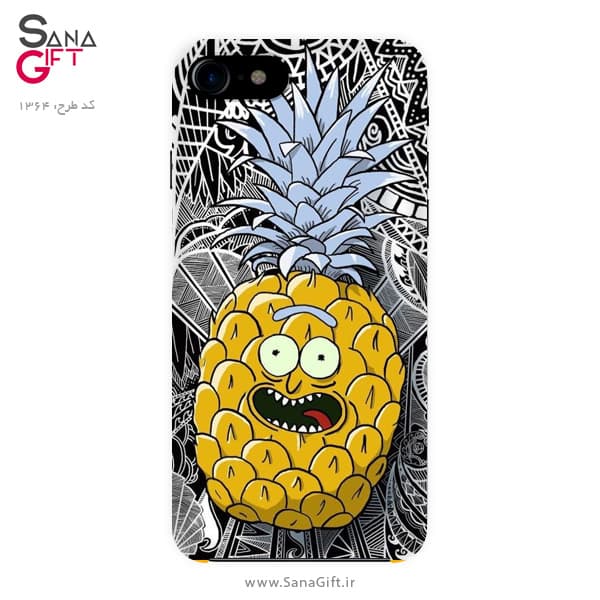 قاب موبایل طرح آناناس Rick And Morty