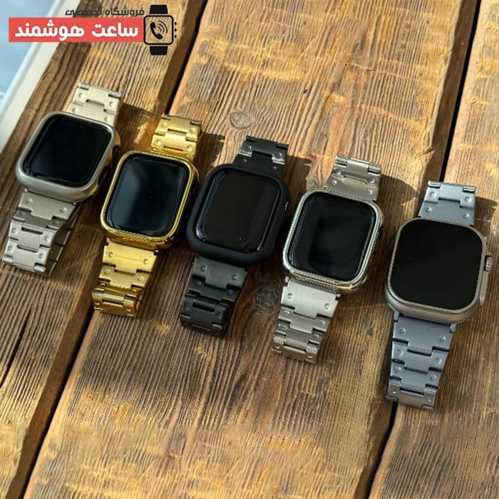بند اپل واچ فلزی سانتوس کد 20900 — تصویر ۳