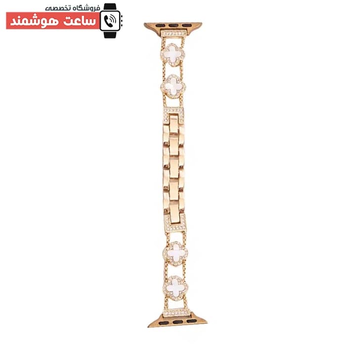 بند اپل واچ دیاموند ون کلیف YSL کد 20902 — تصویر ۴