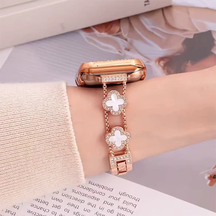 بند اپل واچ دیاموند ون کلیف YSL کد 20902 — تصویر ۲