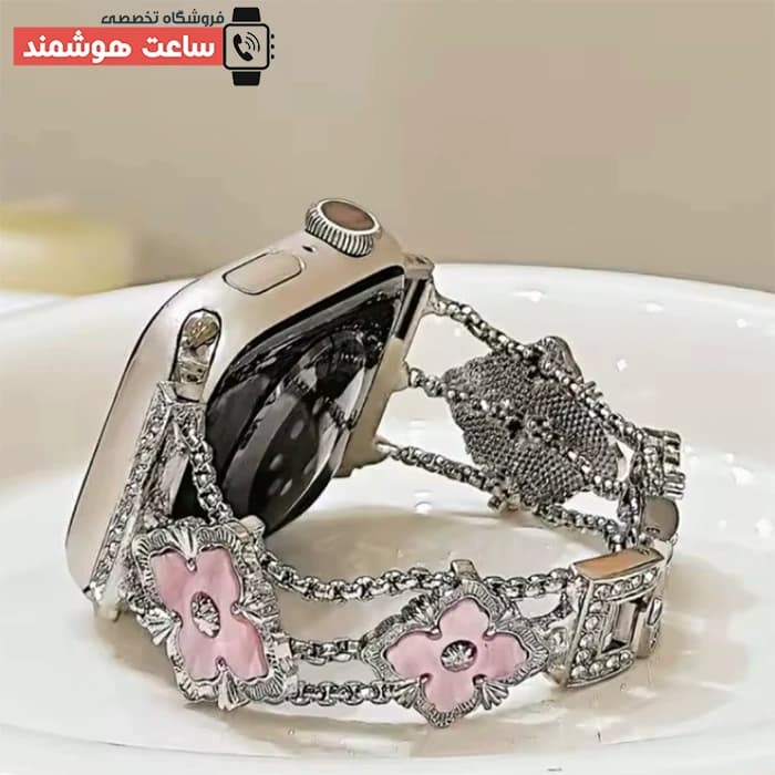 بند اپل واچ دیاموند گل شنل کد 20904 — تصویر ۸
