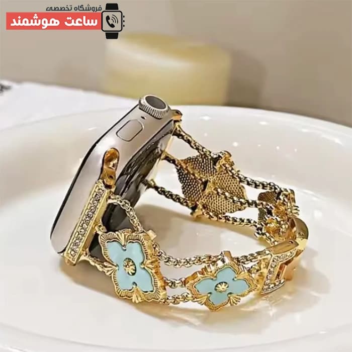 بند اپل واچ دیاموند گل شنل کد 20904 — تصویر ۳