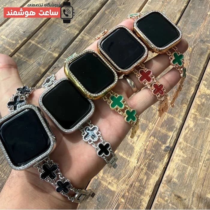 بند اپل واچ دیاموند ون کلیف2 YSL کد 20909 — تصویر ۴