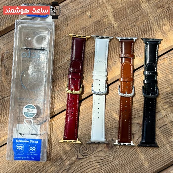 بند اپل واچ چرم وینتیج کد 20914 — تصویر ۸
