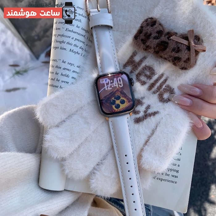 بند اپل واچ چرم وینتیج کد 20914 — تصویر ۵