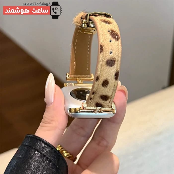بند اپل واچ گوچی استایل پلنگی کد 20917 — تصویر ۶