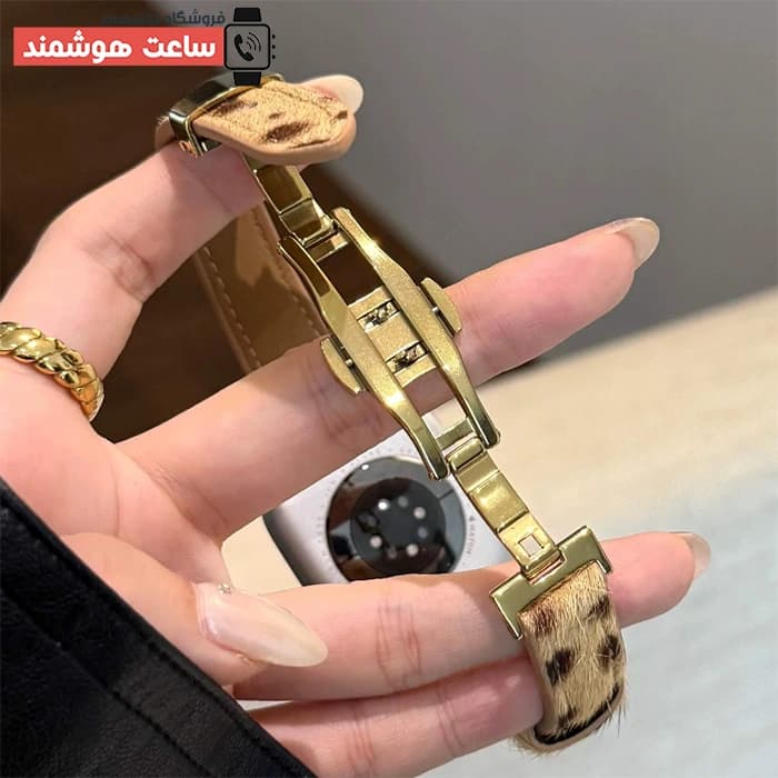 بند اپل واچ گوچی استایل پلنگی کد 20917 — تصویر ۷