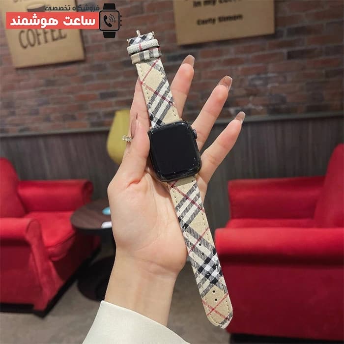 بند اپل واچ باربری کلاسیک کد 20924 — تصویر ۵