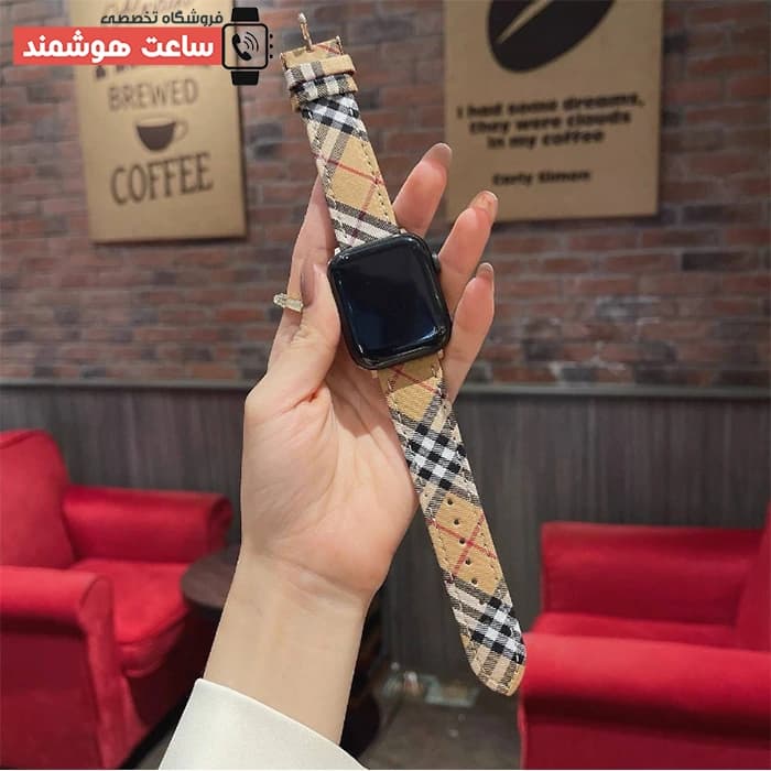 بند اپل واچ باربری کلاسیک کد 20924 — تصویر ۴
