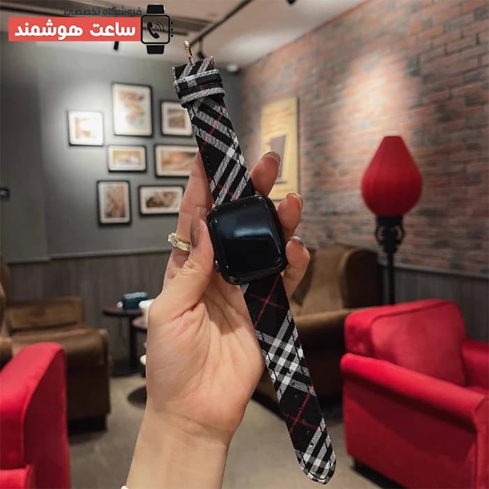 بند اپل واچ باربری کلاسیک کد 20924 — تصویر ۳
