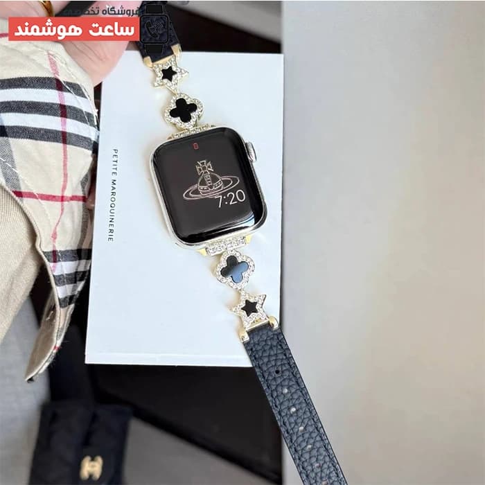 بند اپل واچ چرم استار کلیف کد 20925 — تصویر ۶