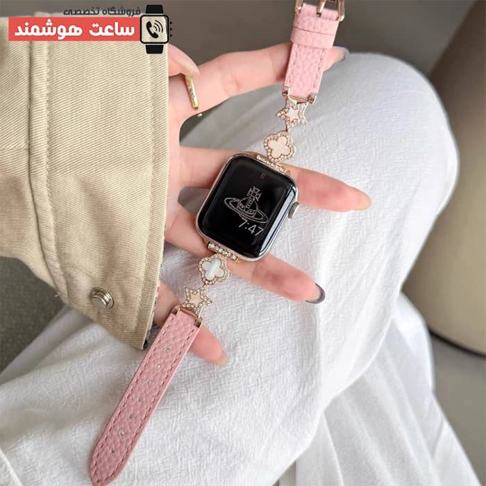 بند اپل واچ چرم استار کلیف کد 20925 — تصویر ۷