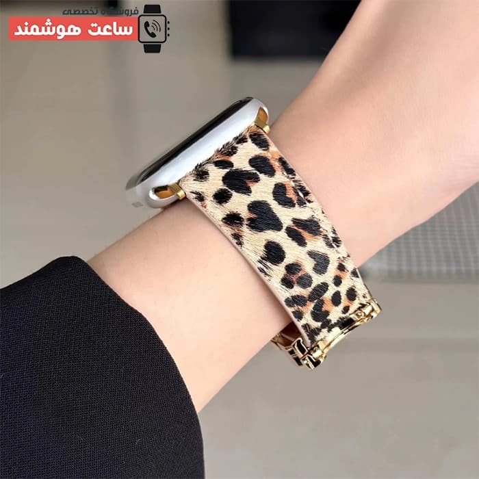 بند اپل واچ سلین پلنگی کد 20926 — تصویر ۴