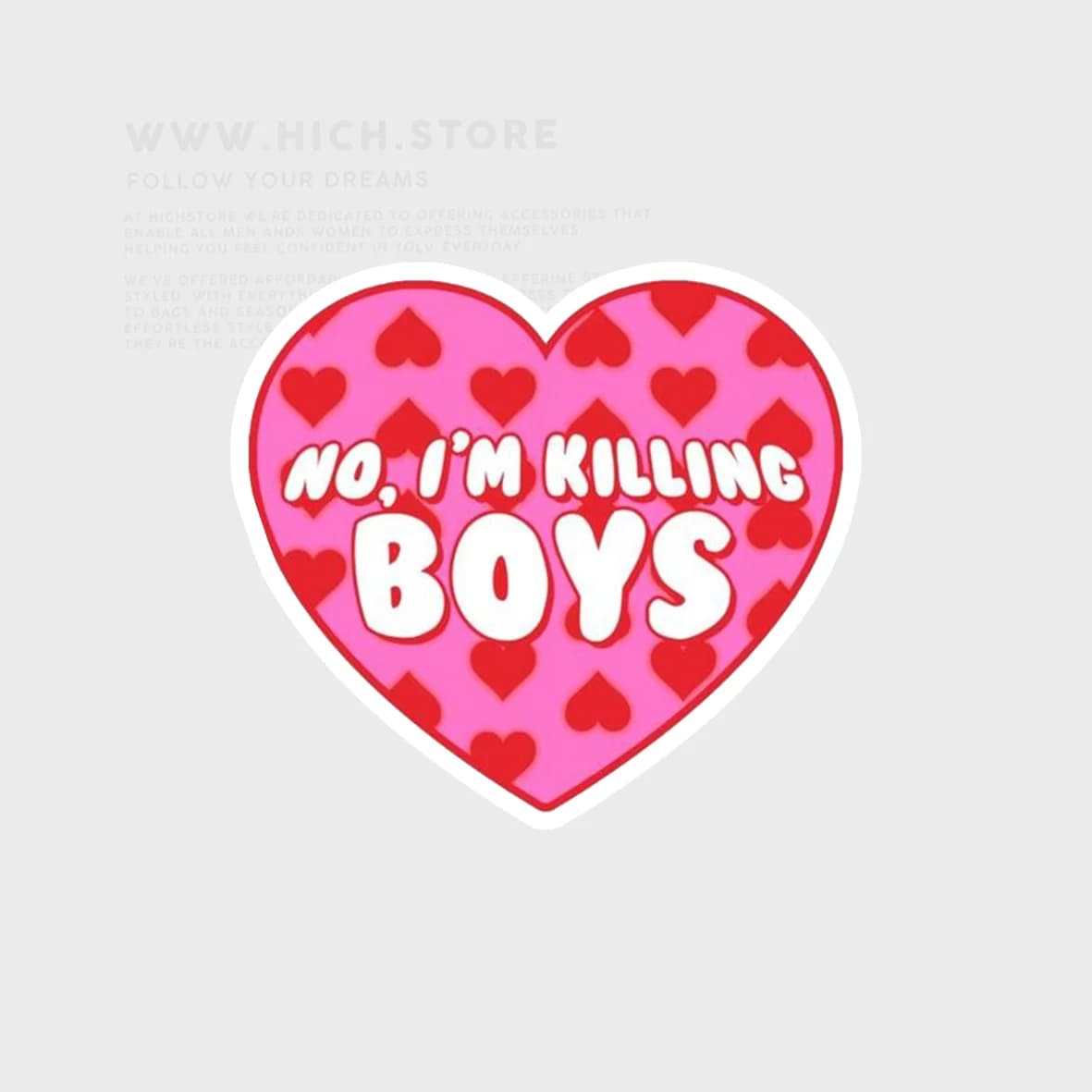 استیکر no boy