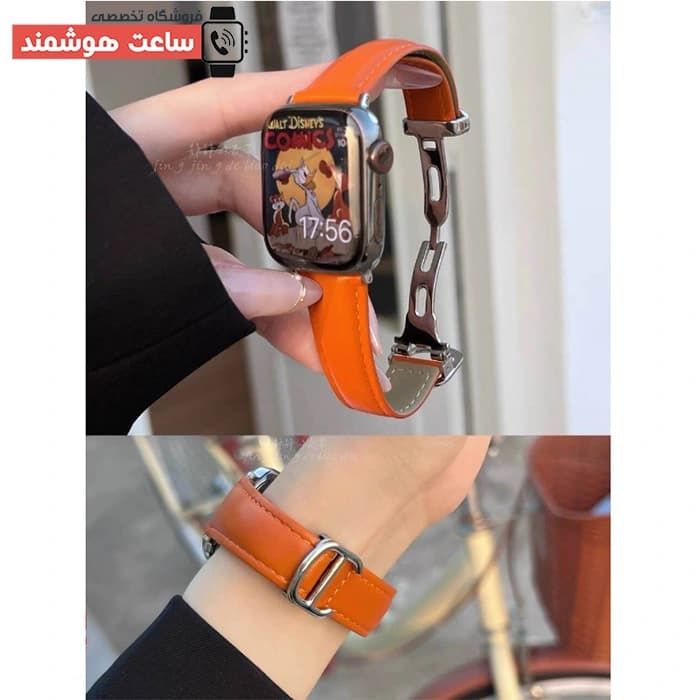 بند اپل واچ هرمس جینگ کد 20941 — تصویر ۵