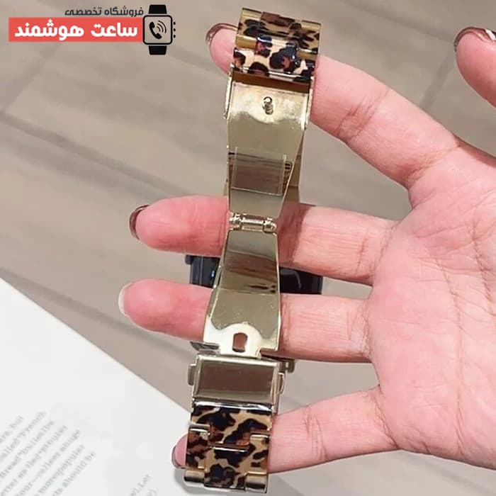 بند اپل واچ رزین پلنگی کد 20945 — تصویر ۵