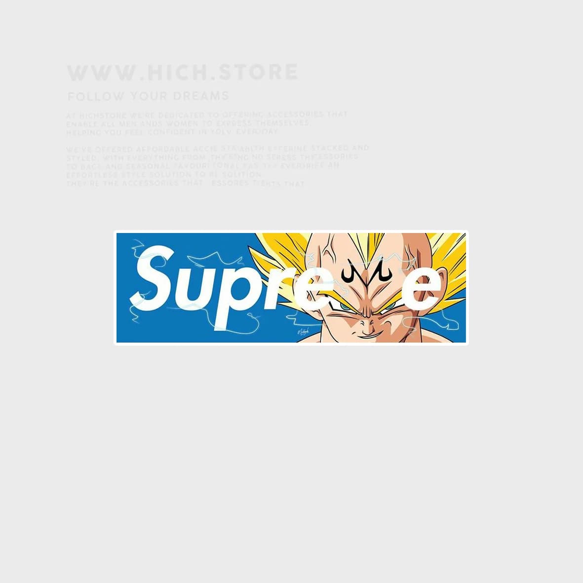 استیکر ماشین supreme
