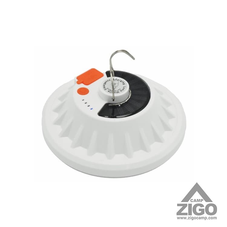 چراغ چادر شارژی خورشیدی 120LED ریموتدار مدل HS-V62 — تصویر ۳