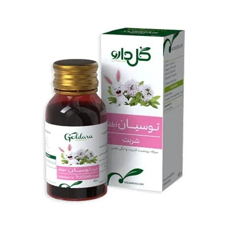 شربت سینه توسیان اطفال گل دارو — تصویر ۳