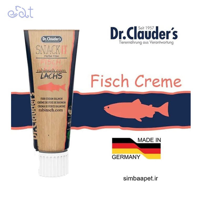 خمیر اسنک سگ و گربه دکتر کلادرز با طعم ماهی آزاد مدل Dr.Clouders Snack Fish وزن 75 گرم — تصویر ۲