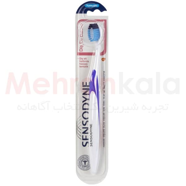 مسواک لثه های حساس سنسوداین مدل Gum Care با برس نرم — تصویر ۳