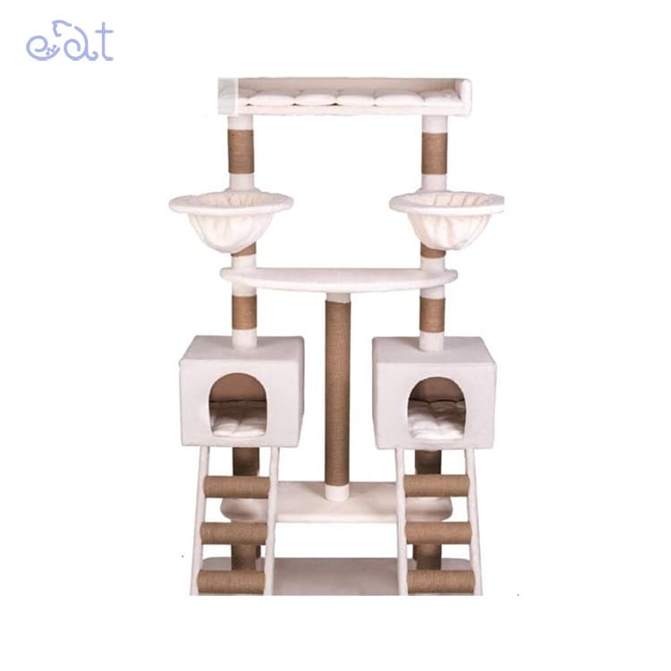 اسکرچر و درخت گربه مریلند مدل پارادایس MerryLand Paradais Scratcher & Cat Tree (رنگ سفید)