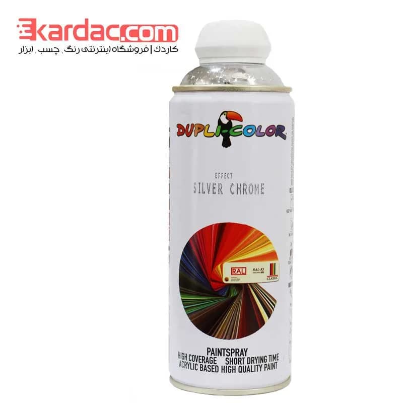 اسپری رنگ کروم نقره ای دوپلی کالر مدل Effect Silver Chrome