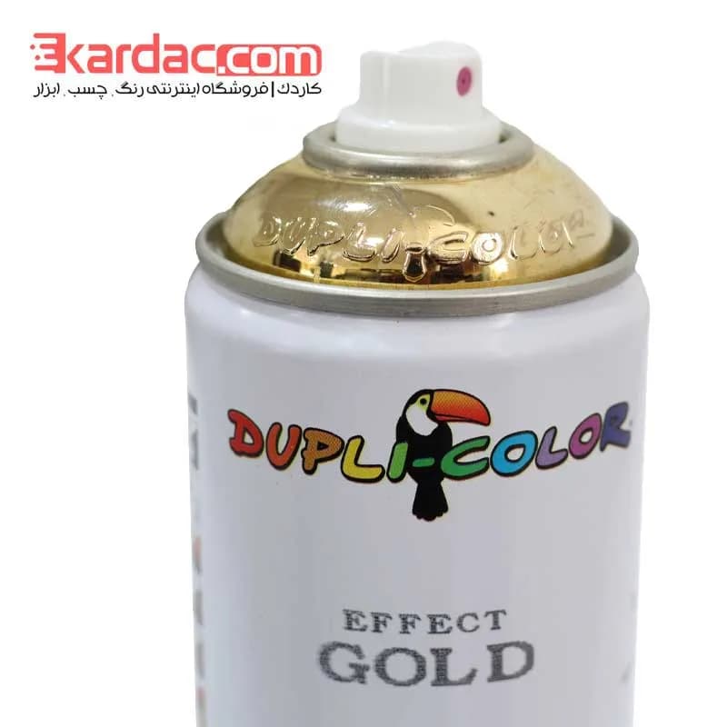 اسپری رنگ طلایی دوپلی کالر مدل Effect Gold حجم 400 میلی‌لیتر — تصویر ۲