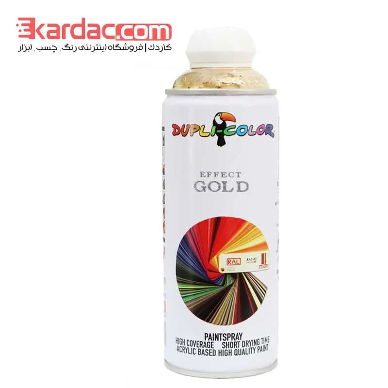 اسپری رنگ طلایی دوپلی کالر مدل Effect Gold حجم 400 میلی‌لیتر