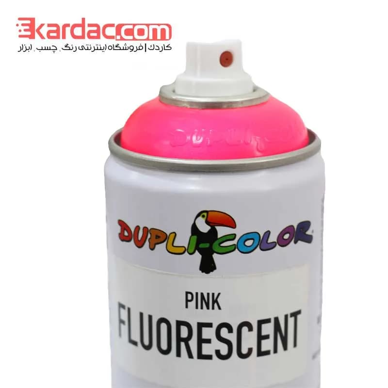 اسپری رنگ صورتی فلورسنت دوپلی کالر مدل Pink Fluorescent حجم 400 میلی‌لیتر — تصویر ۲