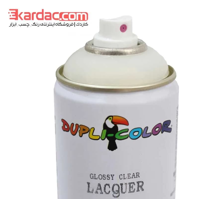 اسپری کیلر براق دوپلی کالر مدل Glossy Clear Lacquer حجم 400 میلیلیتر — تصویر ۲