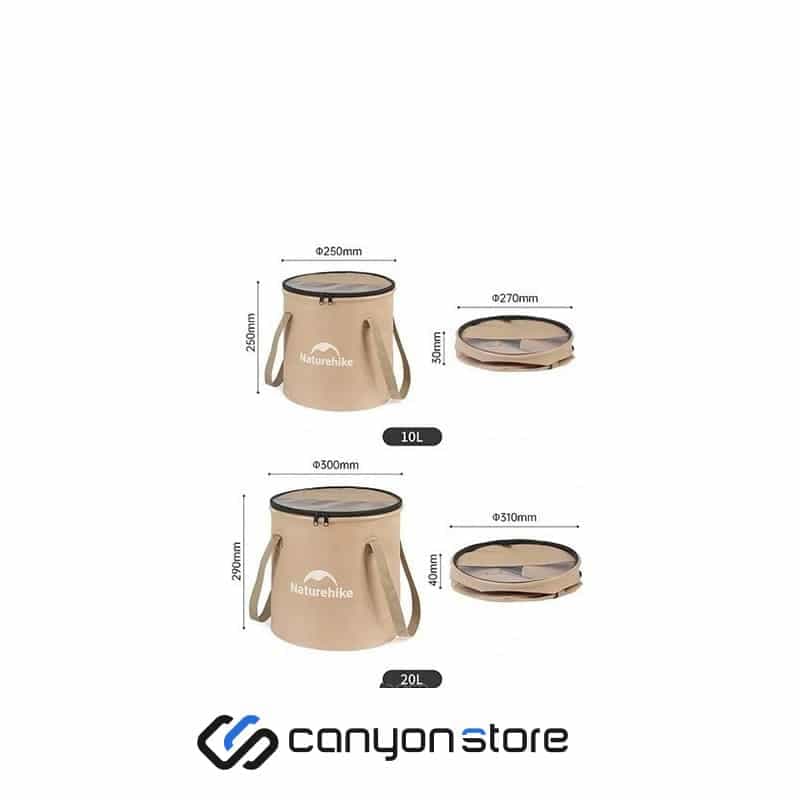 سینک ظرفشویی نیچرهایک مدل CNK2350CF010 20L — تصویر ۳