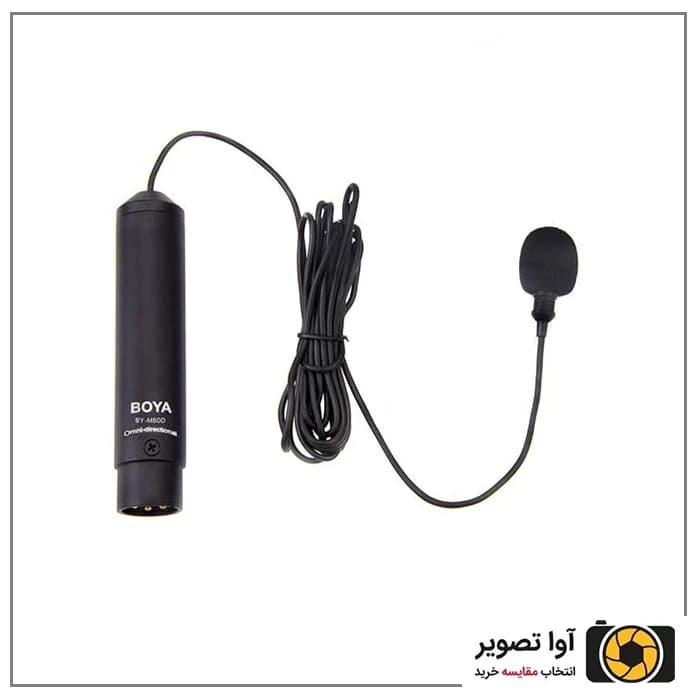 میکروفون سیم دار یقه ای بویا BOYA BY-M80D — تصویر ۲