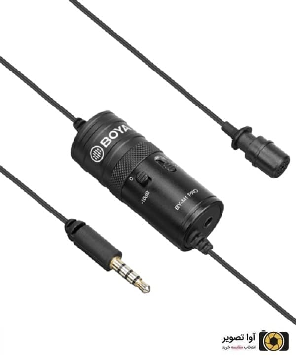 میکروفون سیم دار یقه ای بویا BOYA BY-M1 Pro — تصویر ۲