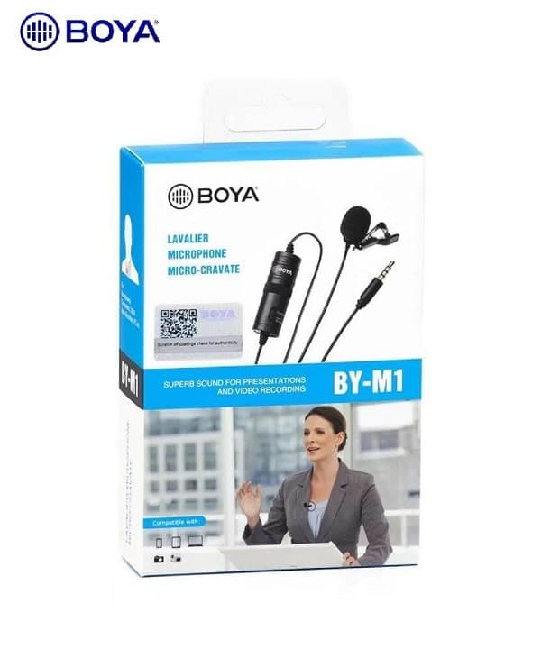 میکروفون سیم دار یقه ای بویا BOYA BY-M1new — تصویر ۵
