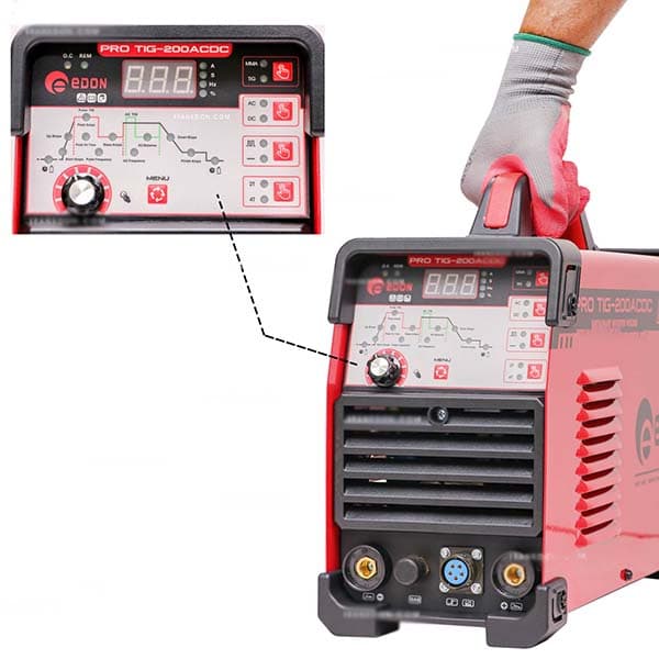 دستگاه جوش (اینورتر) 200 آمپر آرگون ادون AC/DC مدل pro tig-200acdc — تصویر ۶