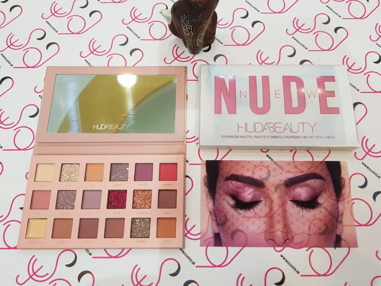 پالت سایه هدی بیوتی نود HUDA BEAUTY NUDE EYE SHADOW PALETTE — تصویر ۵