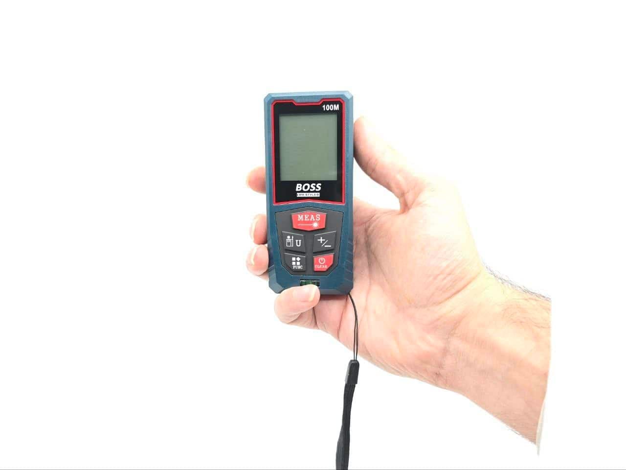 متر لیزری 100 متری ضد آب باس مدل B100 — تصویر ۴