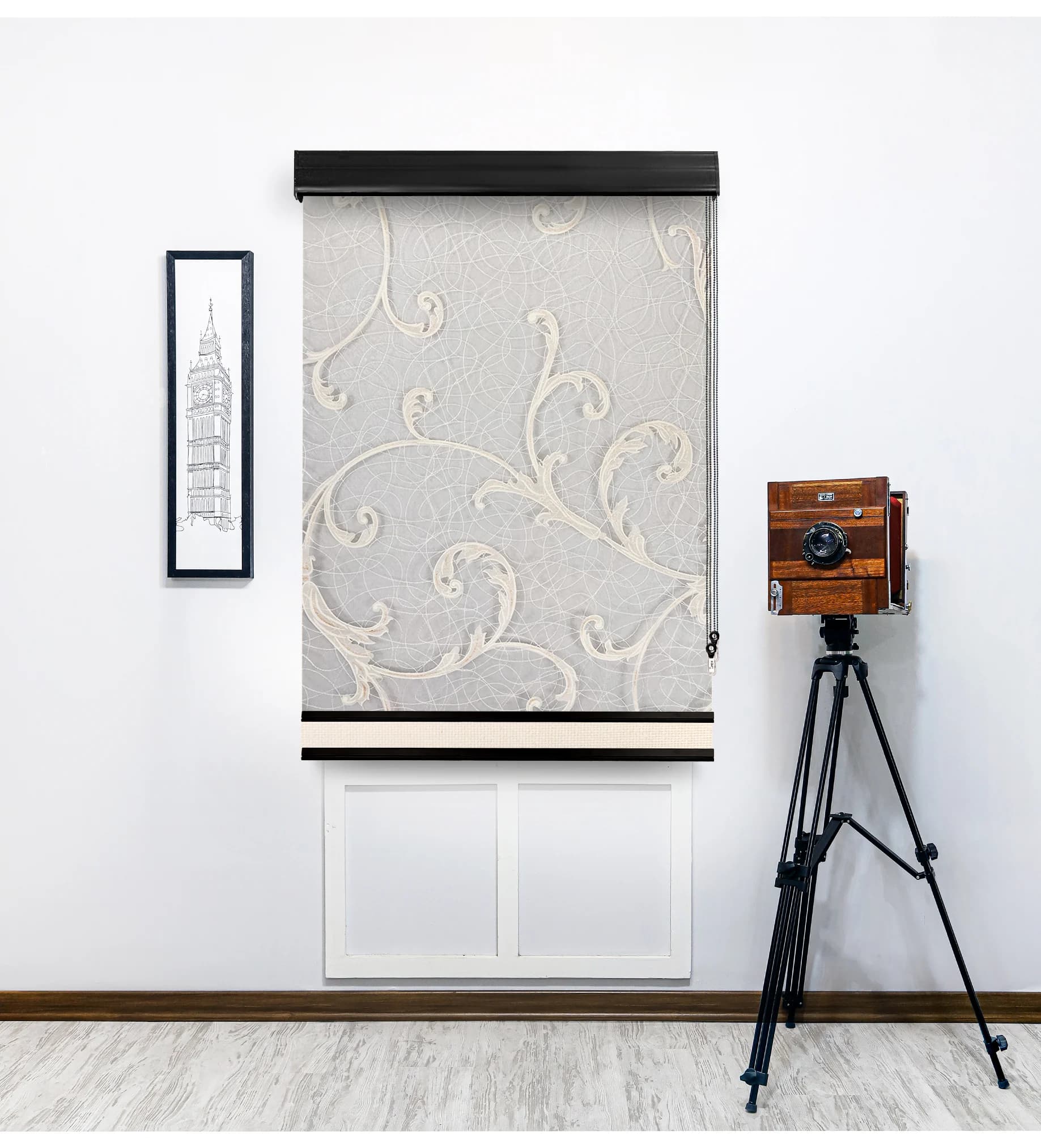 پرده دابل شید تک سایز L 4227 V-33