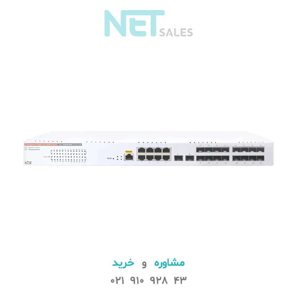سوئیچ شبکه کور کی دی تی مدل KC-2600H4SM — تصویر ۲