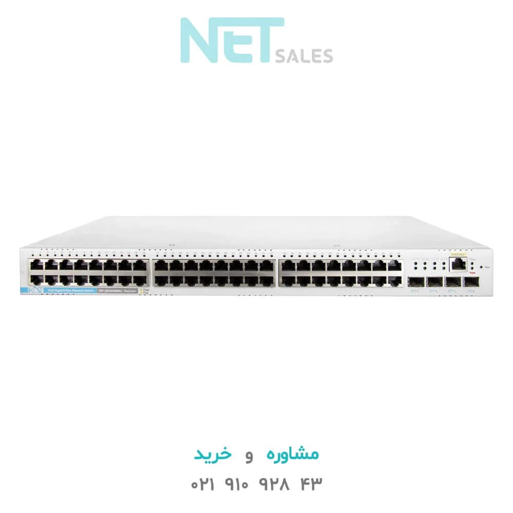سوئیچ شبکه PoE کی دی تی مدل KP-4804H4SMU